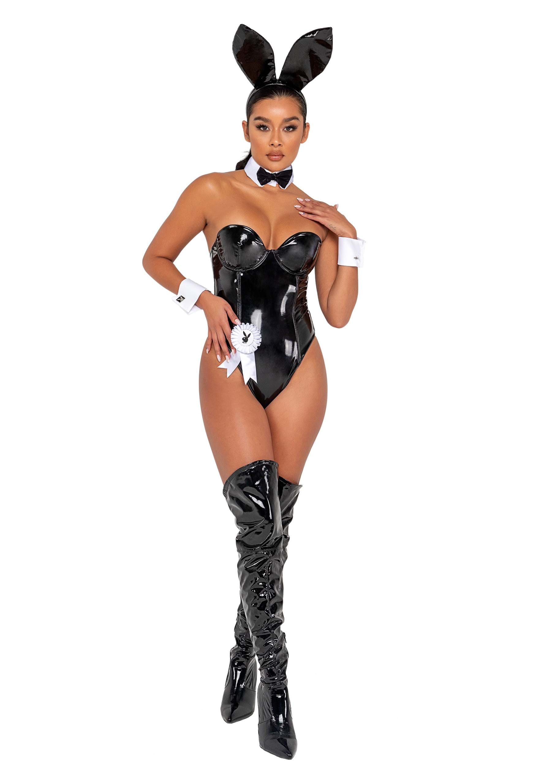 Women's Playboy Seductress Bunny Fancy Dress Costume