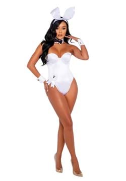 Playboy Womens White Bunny Costume