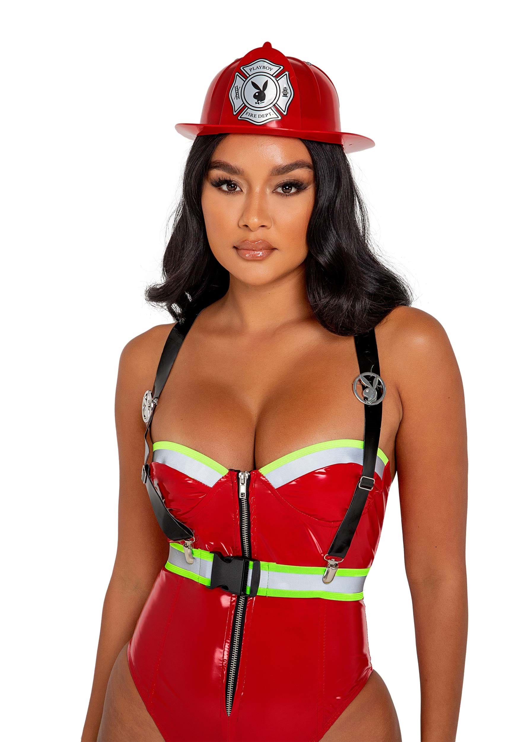 Playboy Women's Smokin' Hot Firegirl Fancy Dress Costume