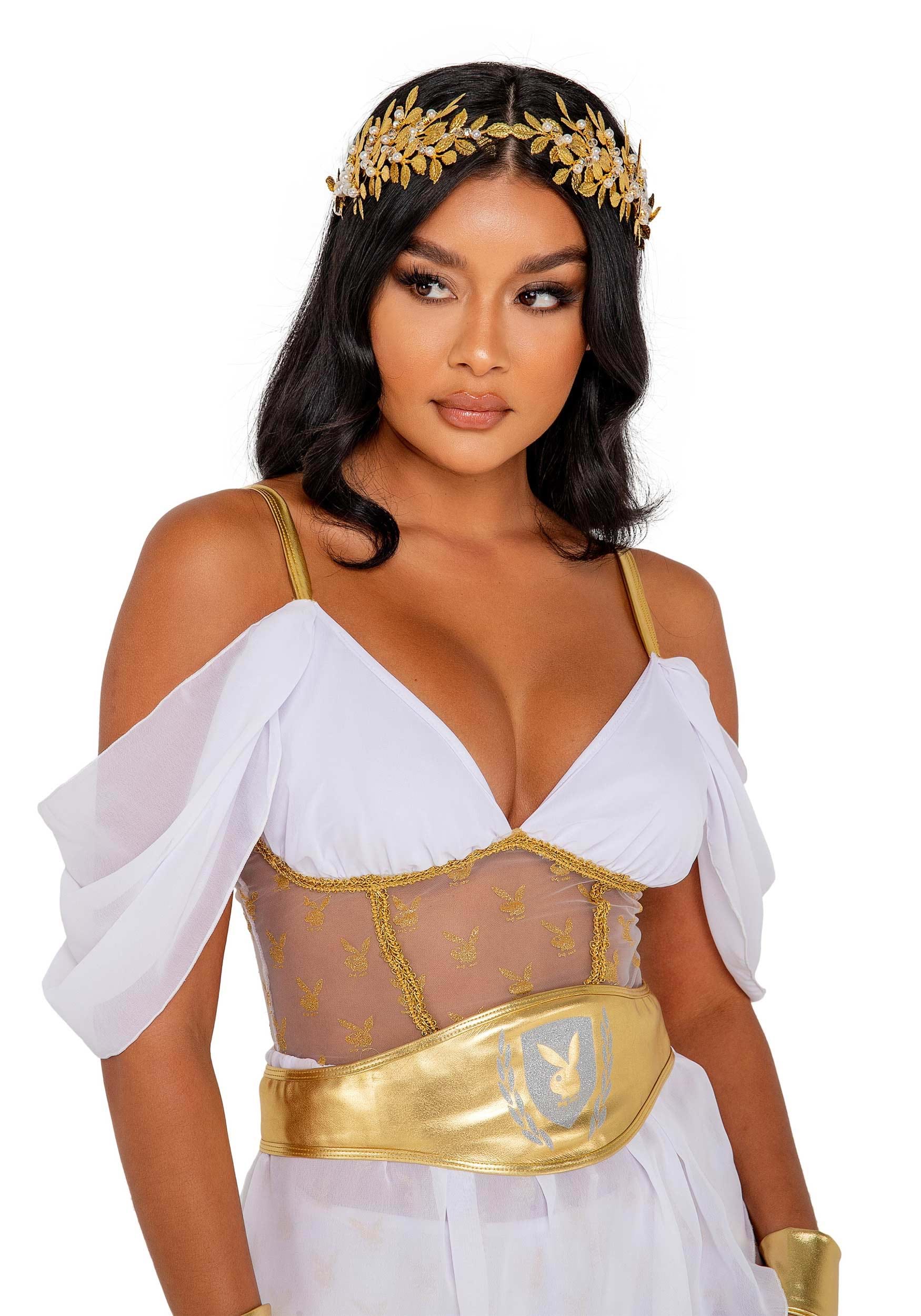 Women's Playboy Goddess Fancy Dress Costume