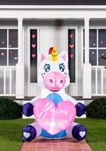 5FT Tall Loving Unicorn Inflatable Decoration Alt 4