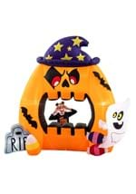 7FT Tall Large Pumpkin Photobooth Inflatable Decor Alt 3