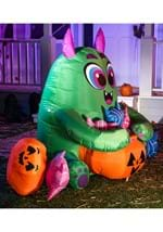 5FT Tall Candy Monster Inflatable Decoration Alt 1