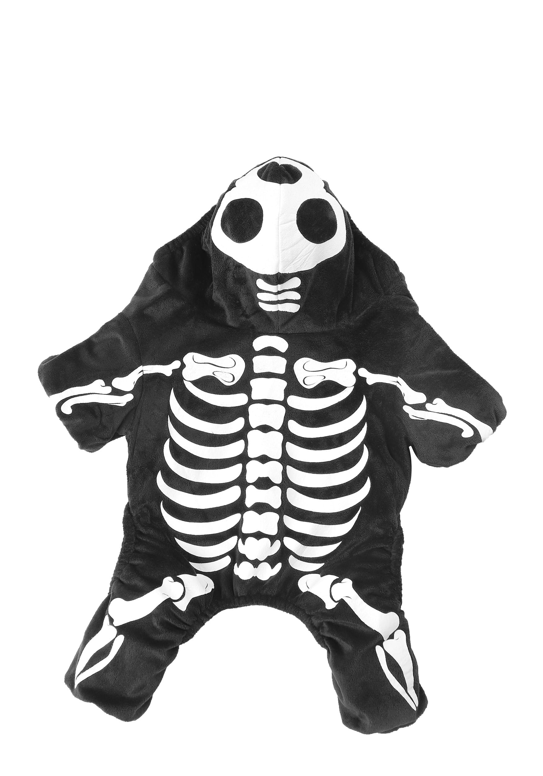 Halloween Skeleton Costumes for Pets Dogs Cats Cosplay Sweatshirt Halloween Party Skeleton Shirt Funny Pets Kitten Puppies Dress Up Apparel Clothes for Small Medium Dogs 