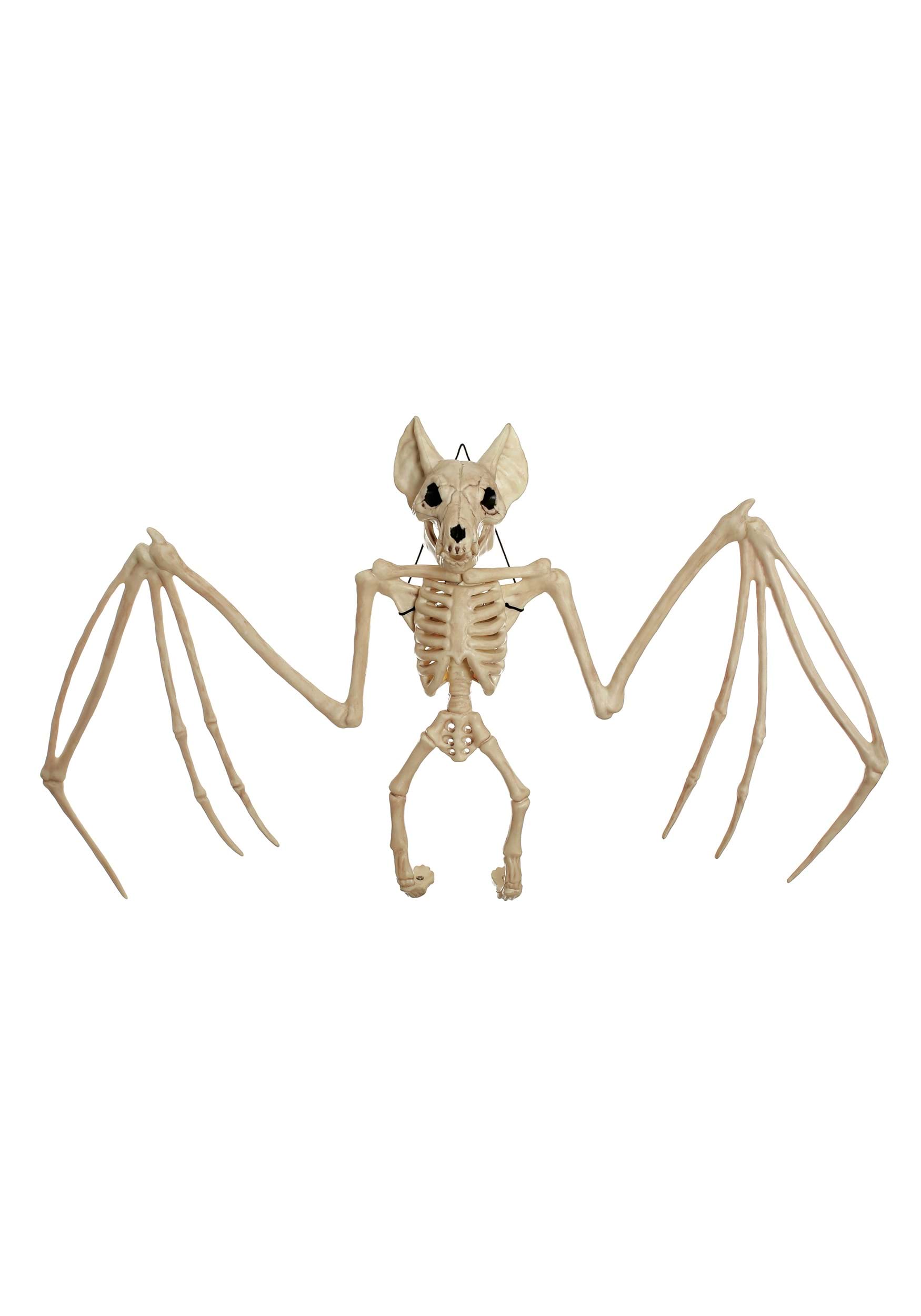 22 Inch Bone Chilling Bat Decoration | Skeleton Decor