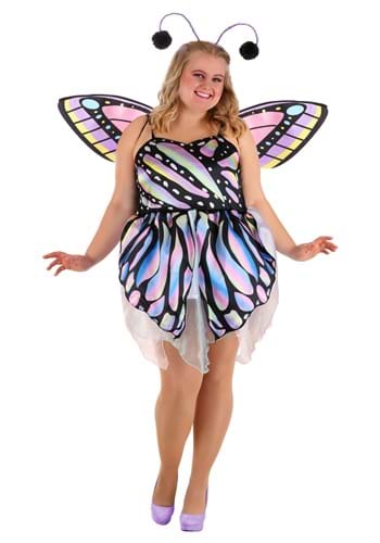 Womens Plus Wild Wings Butterfly Costume