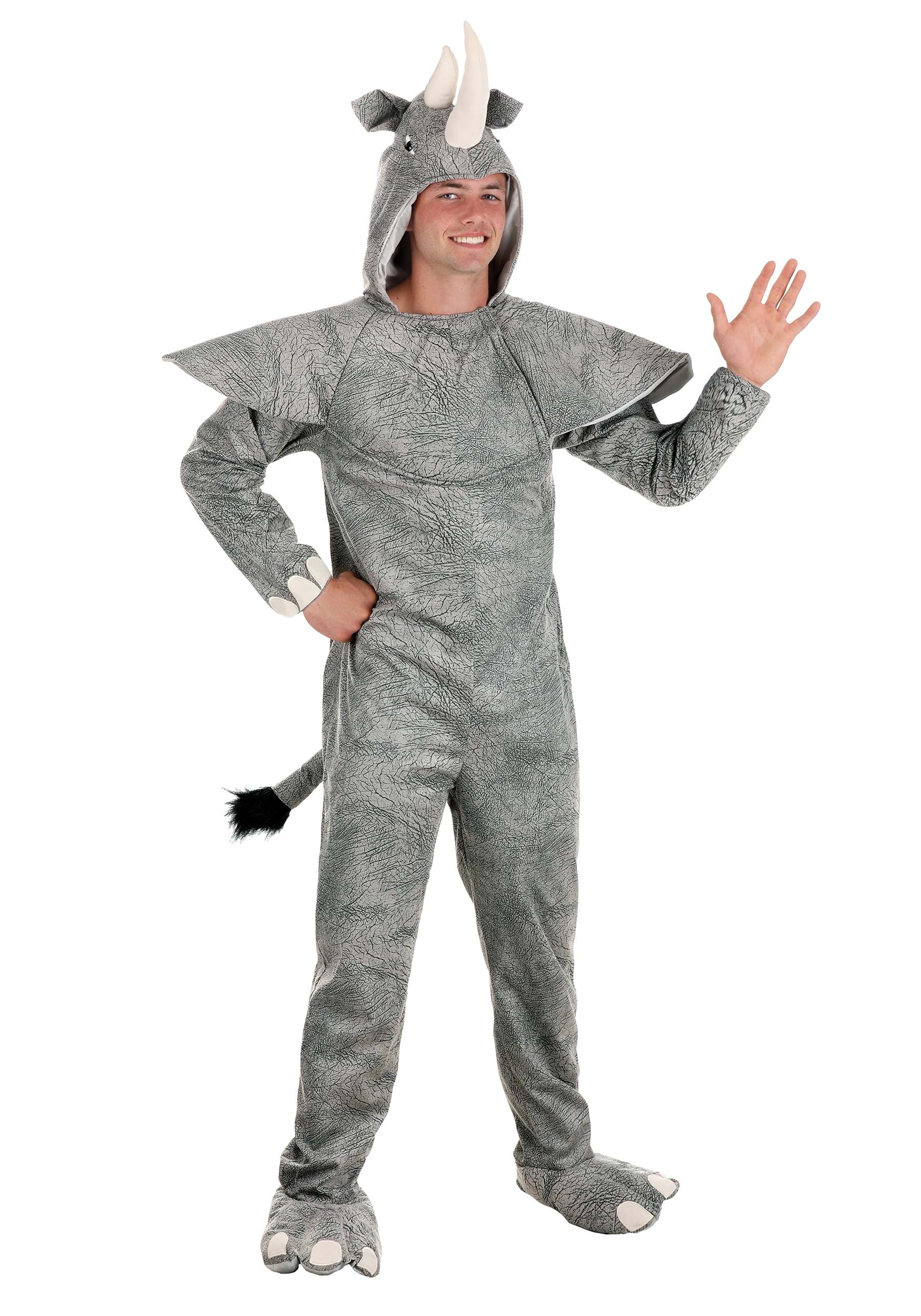 Rhinoceros Adult Fancy Dress Costume