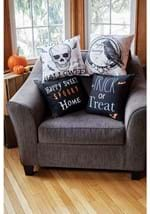 18" Happy Haunting Raven Pillow Cover Alt 2