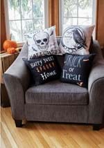 18" Happy Halloween Skull Pillow Cover Alt 2