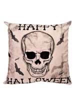 18" Happy Halloween Skull Pillow Cover Alt 3