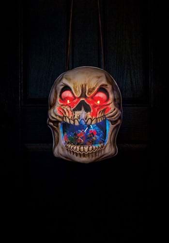 Scary Skull Light Up Door Candy Bowl