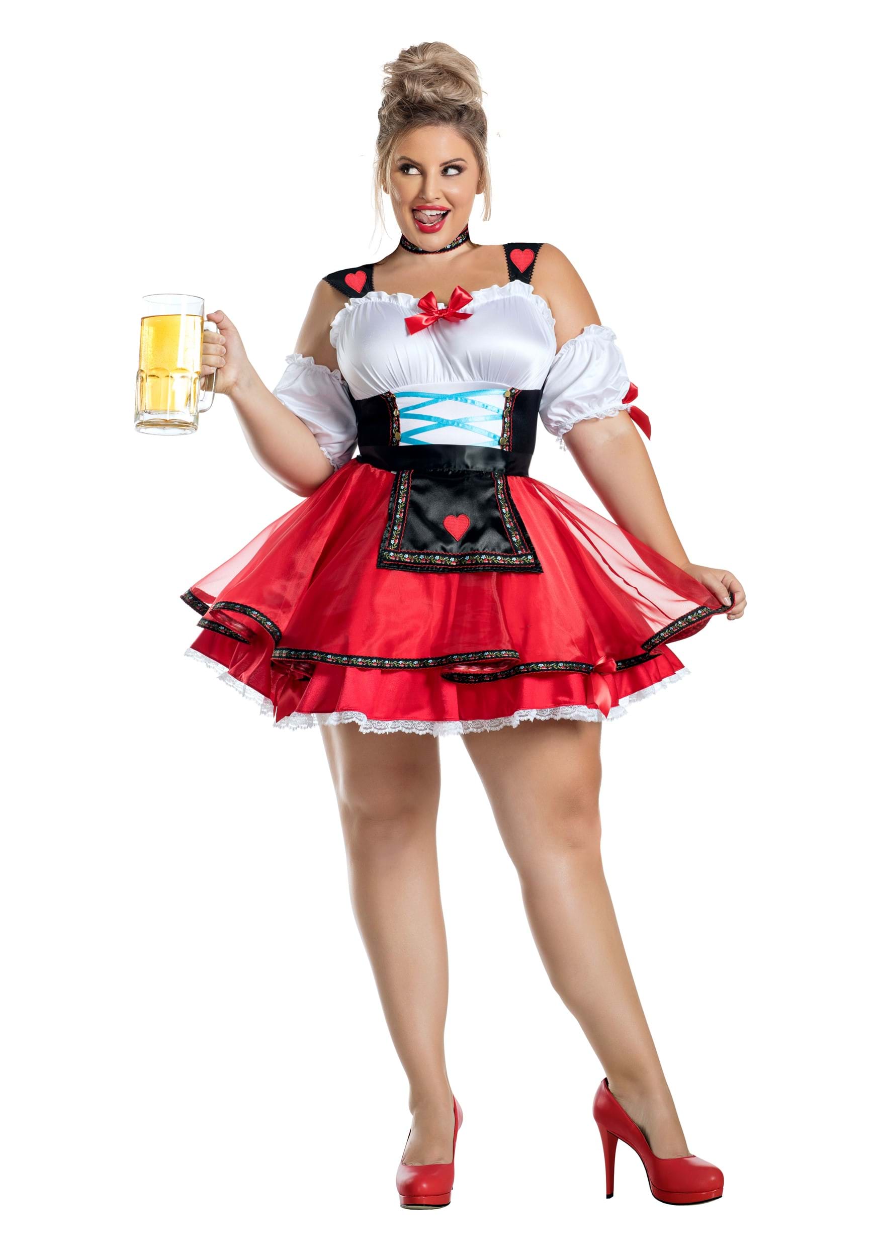 Plus Size Women's Oktoberfest Hottie Fancy Dress Costume