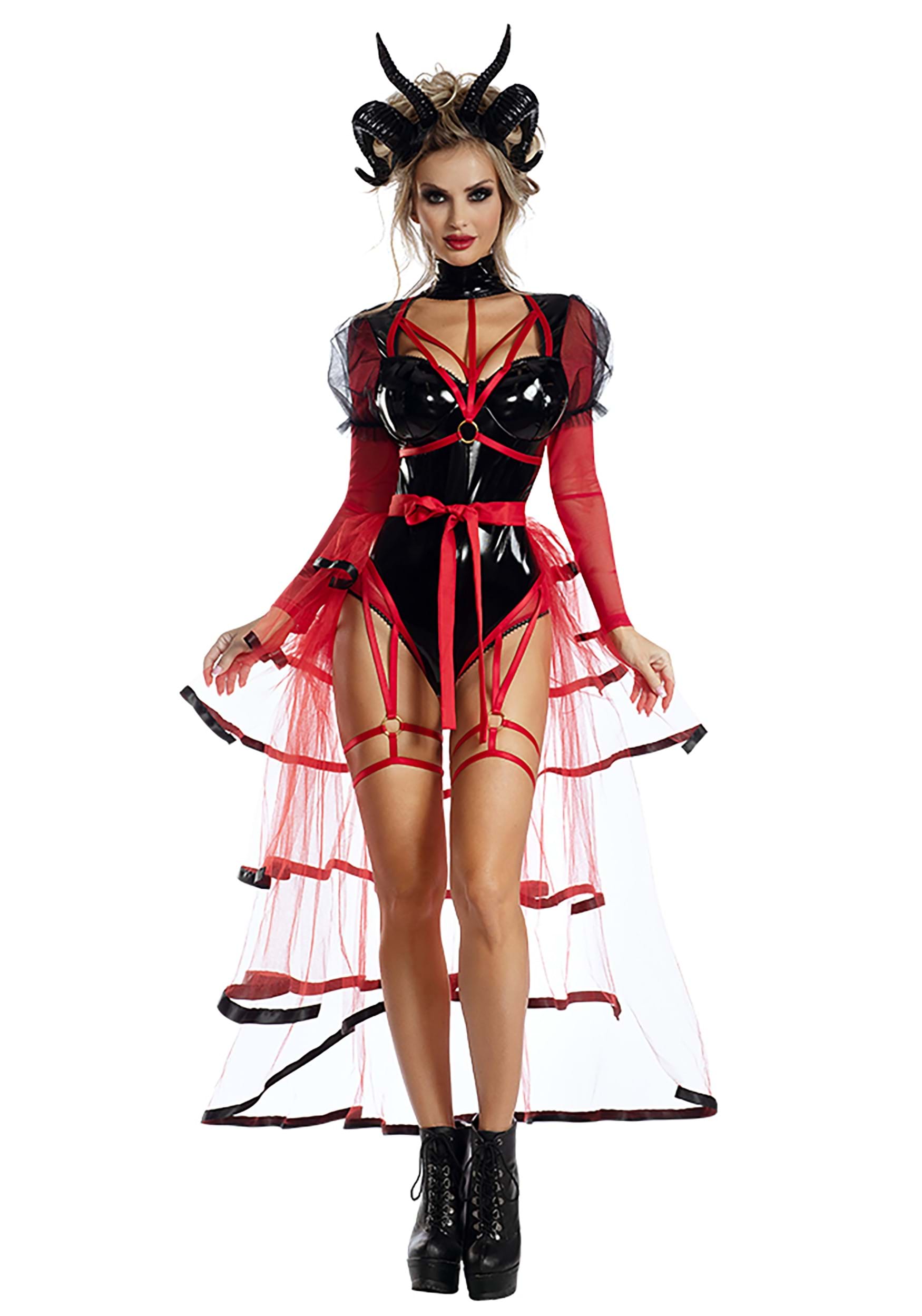 Women's Hellhound Demon Fancy Dress Costume