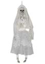 16" Hanging Skeleton Bride Halloween Decoration