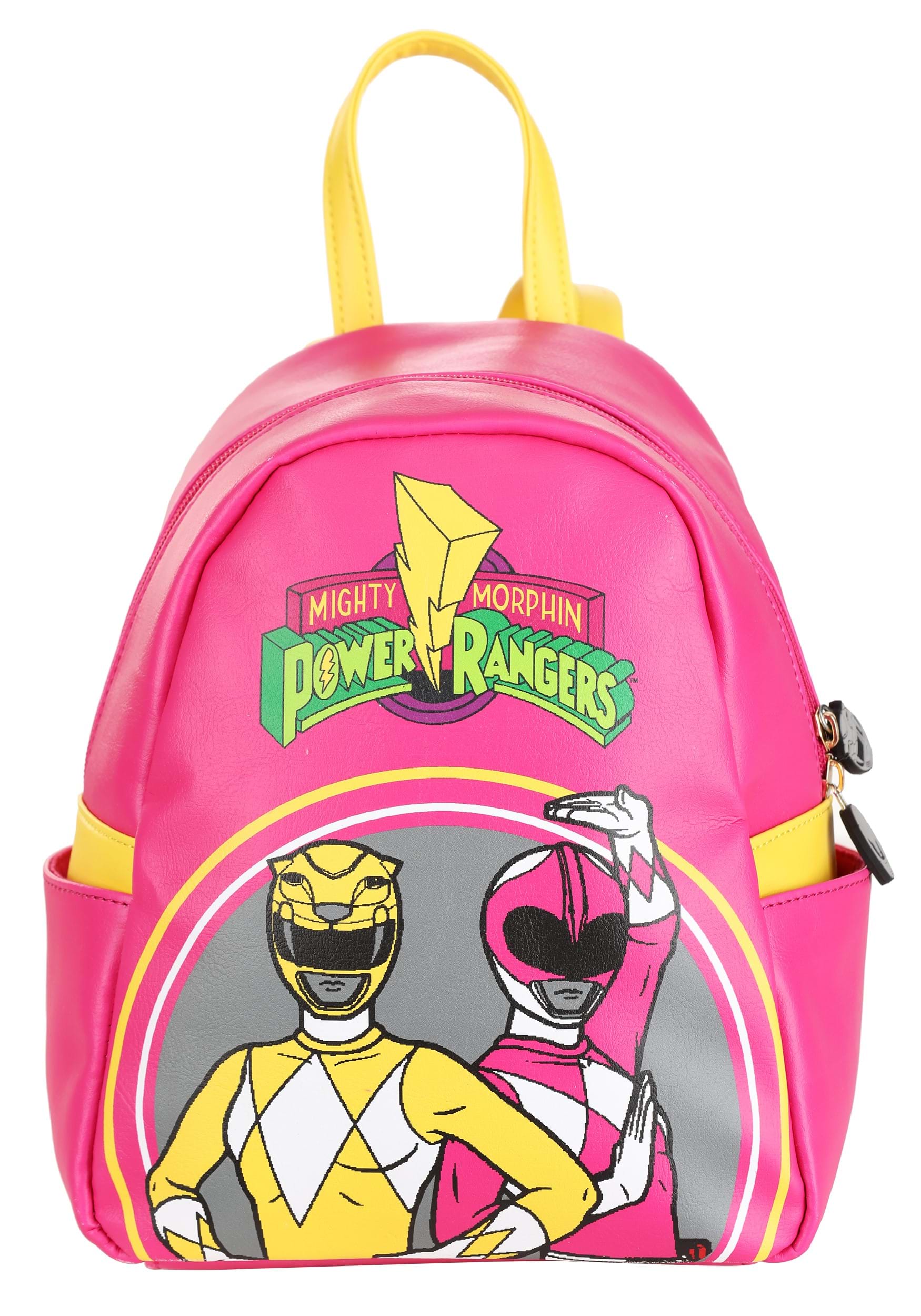 Photos - Fancy Dress Hasbro Pink & Yellow Power Rangers Backpack | TV Show Backpacks Green/ 