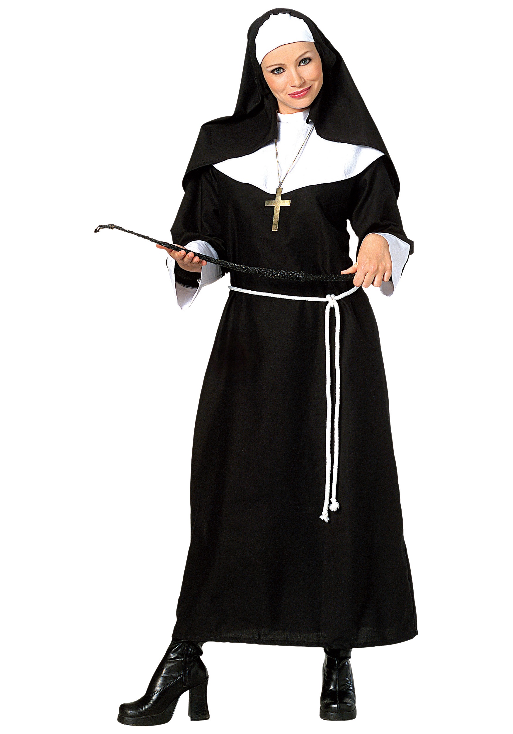 Adult Classic Nun Fancy Dress Costume