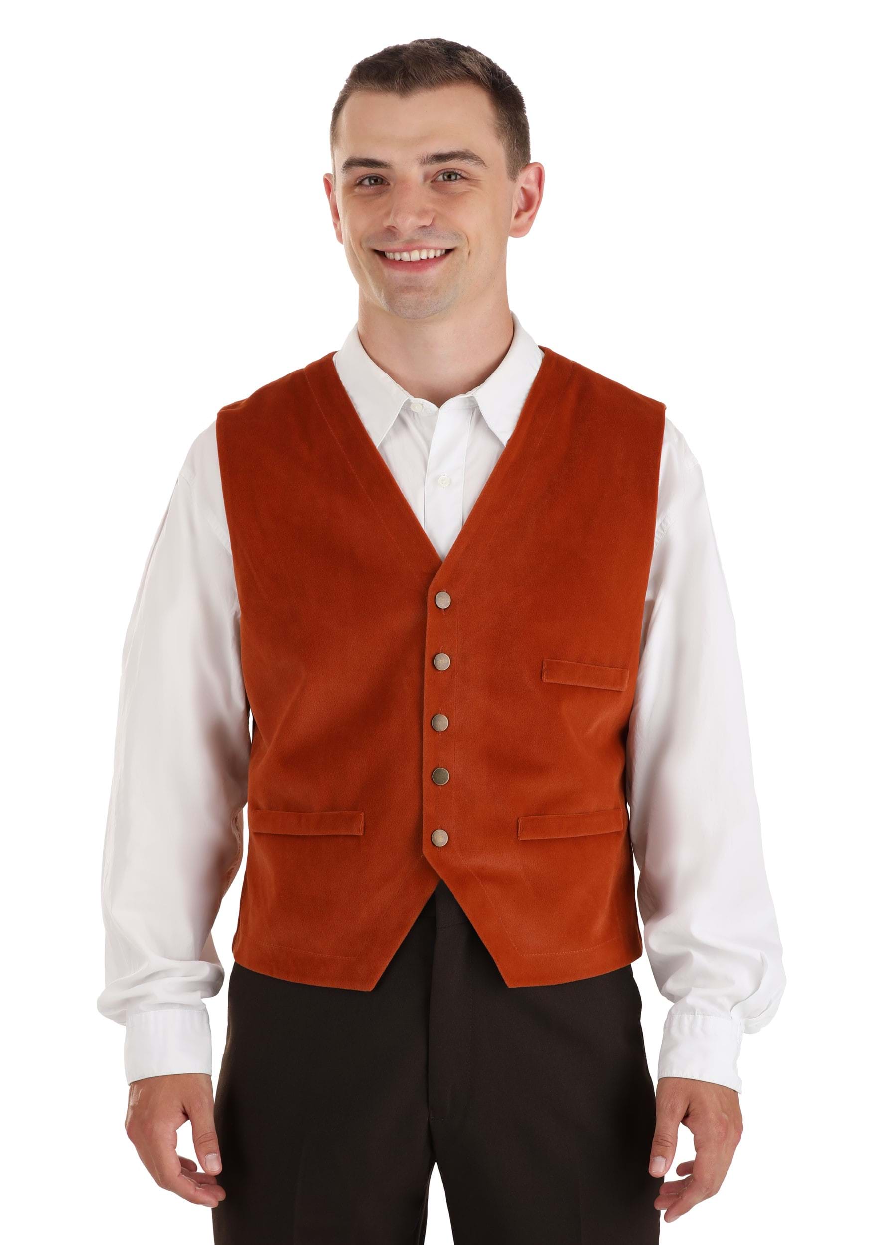 Photos - Fancy Dress Lord FUN Costumes  of the Rings Hobbit Vest for Adults Yellow 