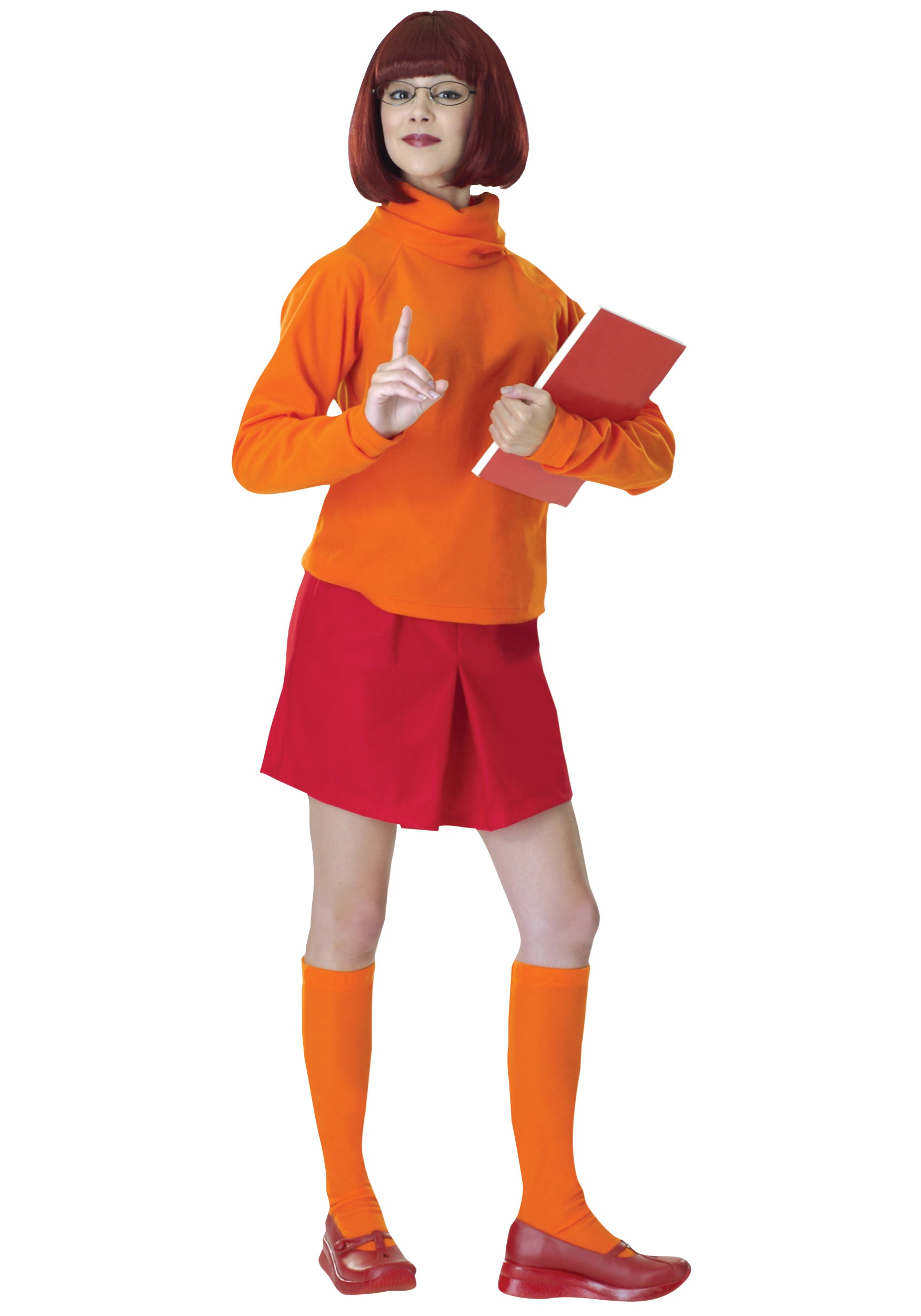Adult Velma Fancy Dress Costume