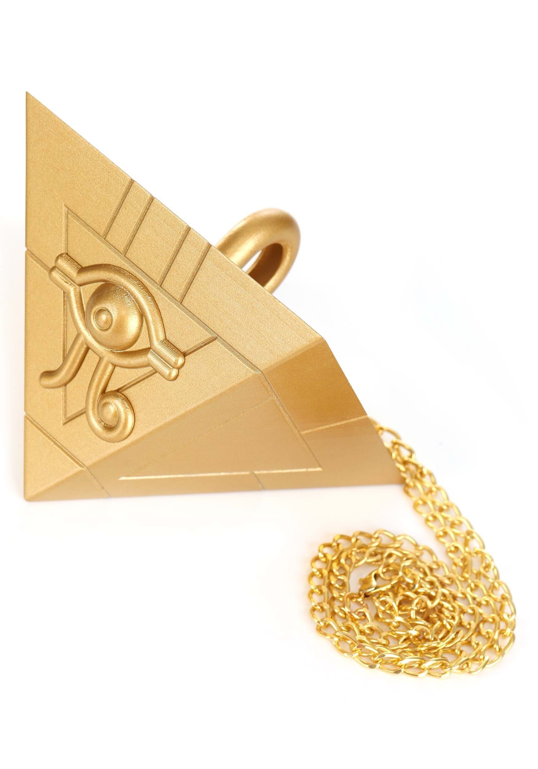 Yu-Gi-Oh Millennium Puzzle Gold Fancy Dress Costume Necklace Accessory