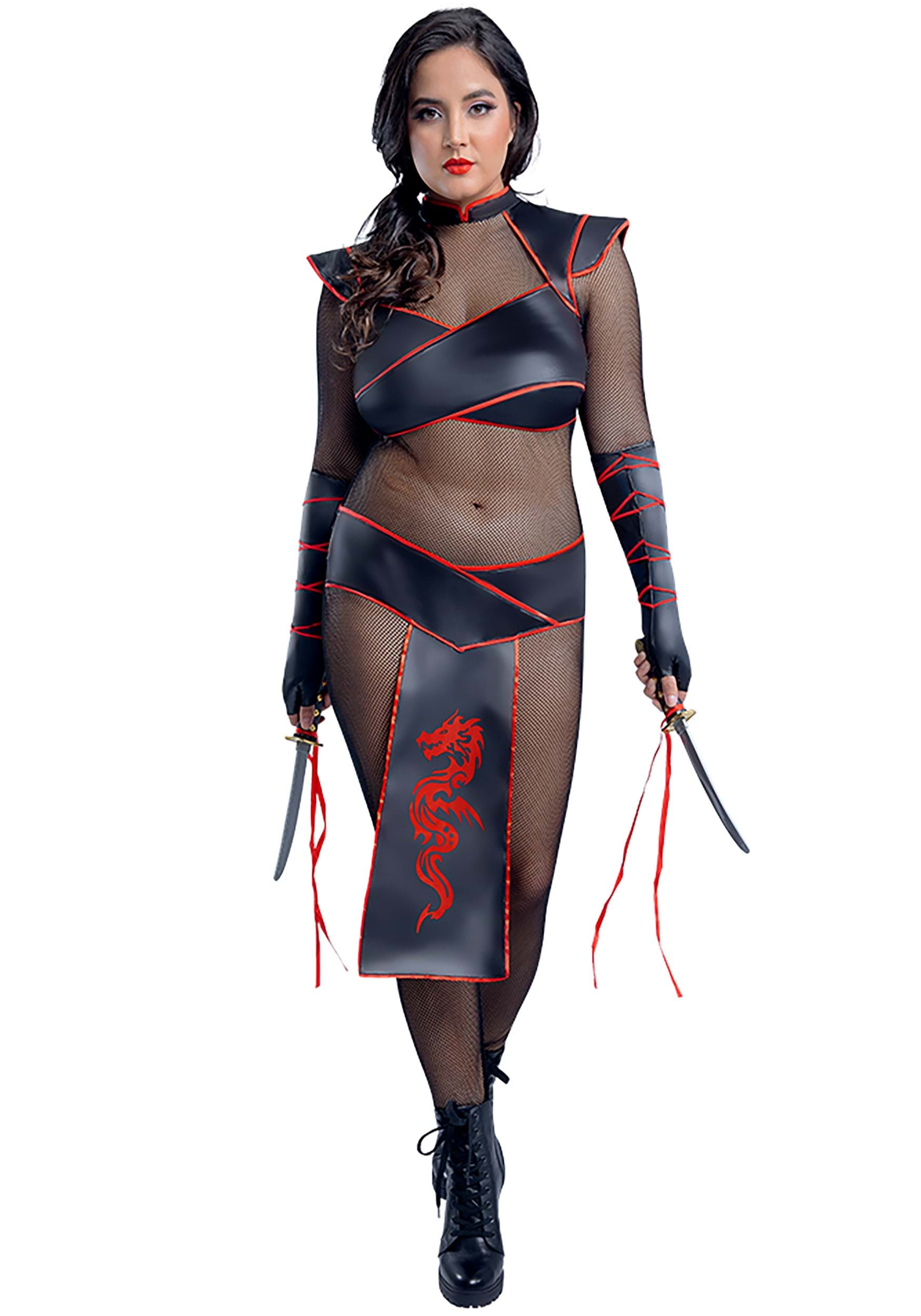 Plus Size Women's Alluring Assassin Fancy Dress Costume | Plus Size Fancy Dress Costumes