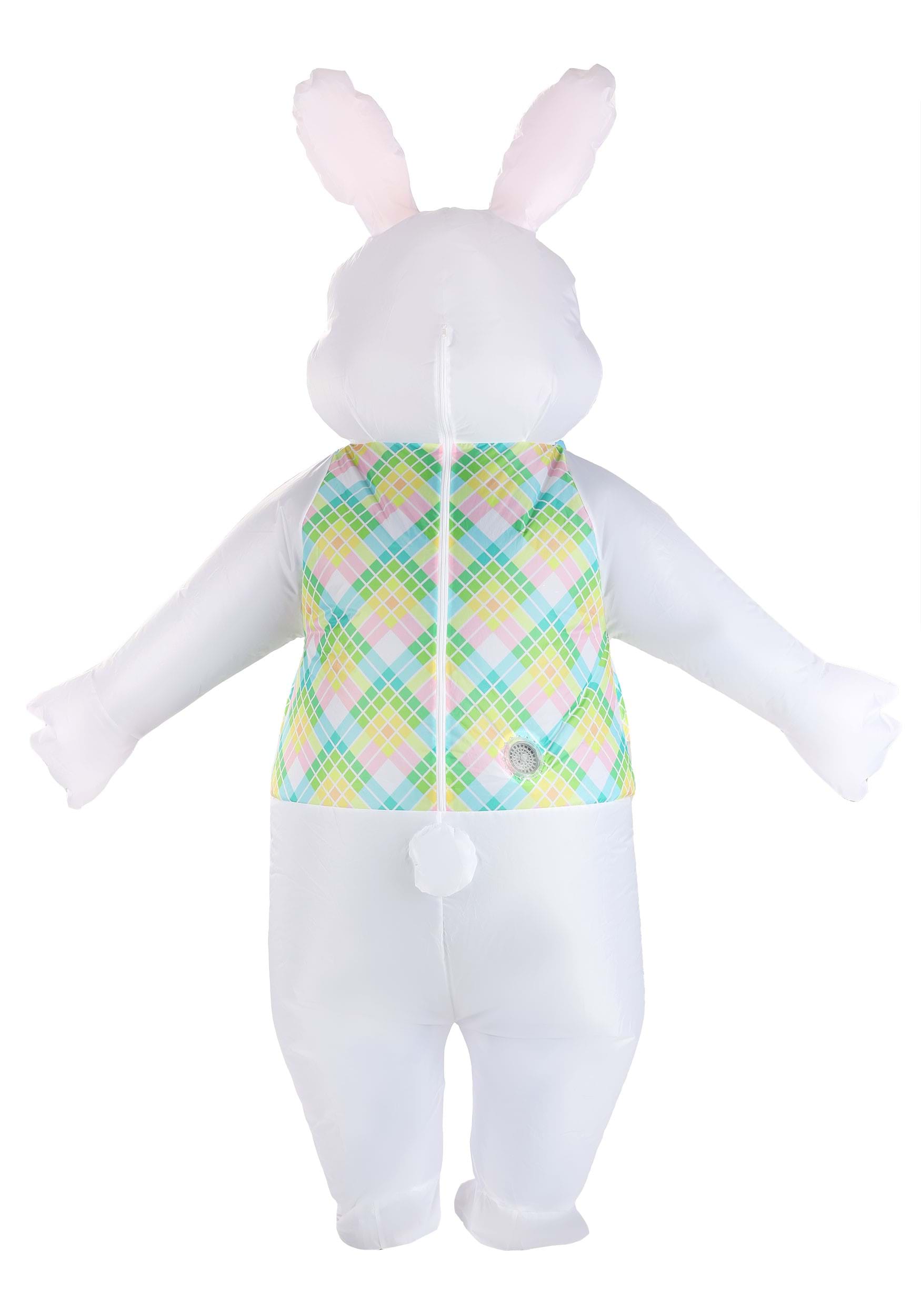 Inflatable Easter Bunny Adult Fancy Dress Costume , Easter Fancy Dress Costumes