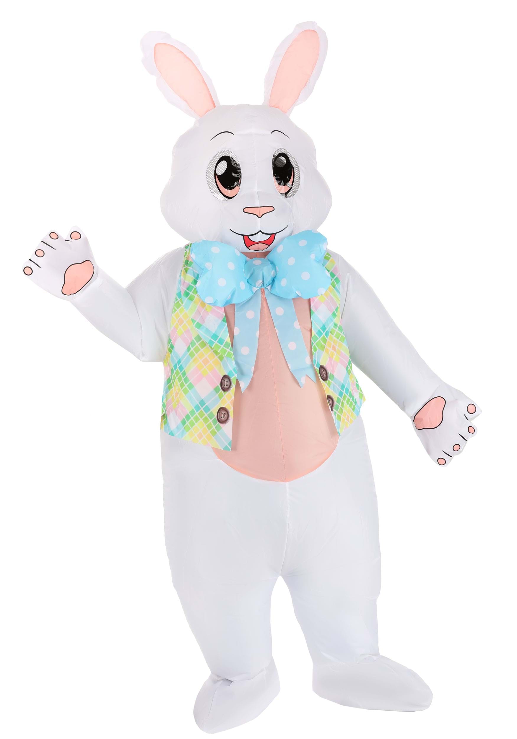 Inflatable Easter Bunny Adult Fancy Dress Costume , Easter Fancy Dress Costumes