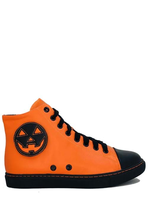 Chelsea Orange Pumpkin Jack High Top Sneaker