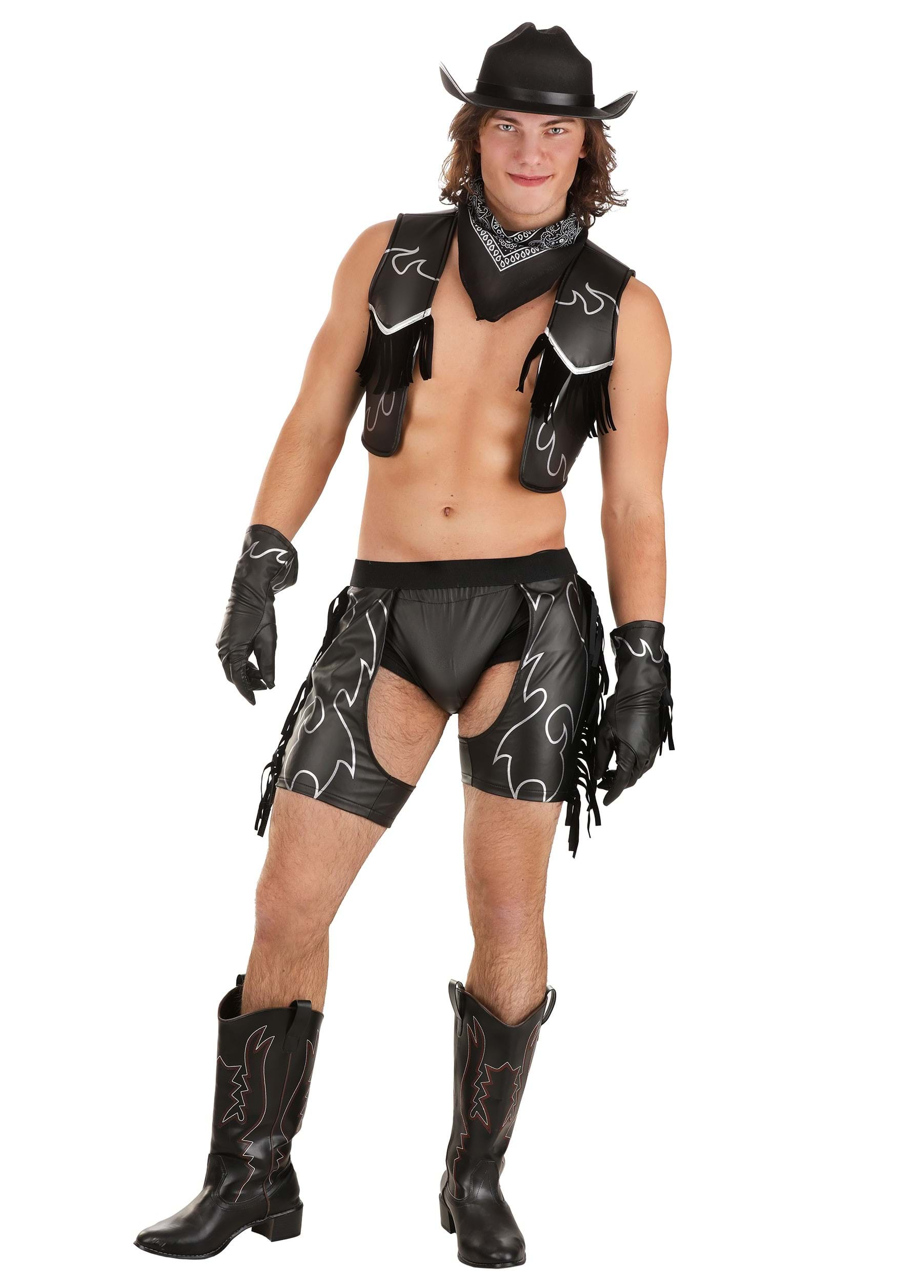 Men's Sexy Cowboy Fancy Dress Costume , Sexy Halloween Fancy Dress Costumes For Men