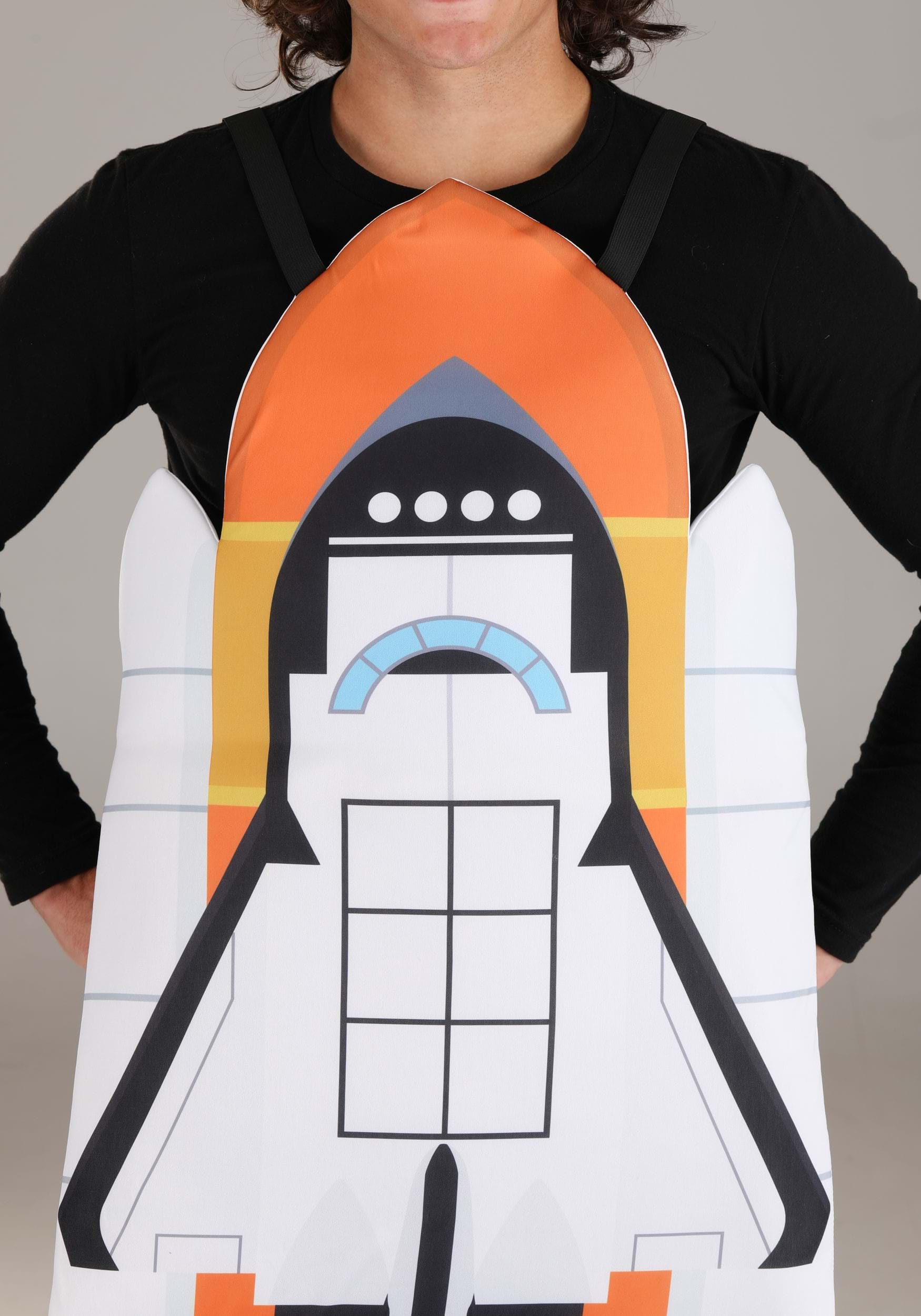 Spaceship Sandwich Board Fancy Dress Costume For Adults