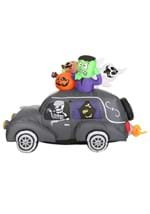 4FT Spooky Hearse Inflatable Decoration Alt 1