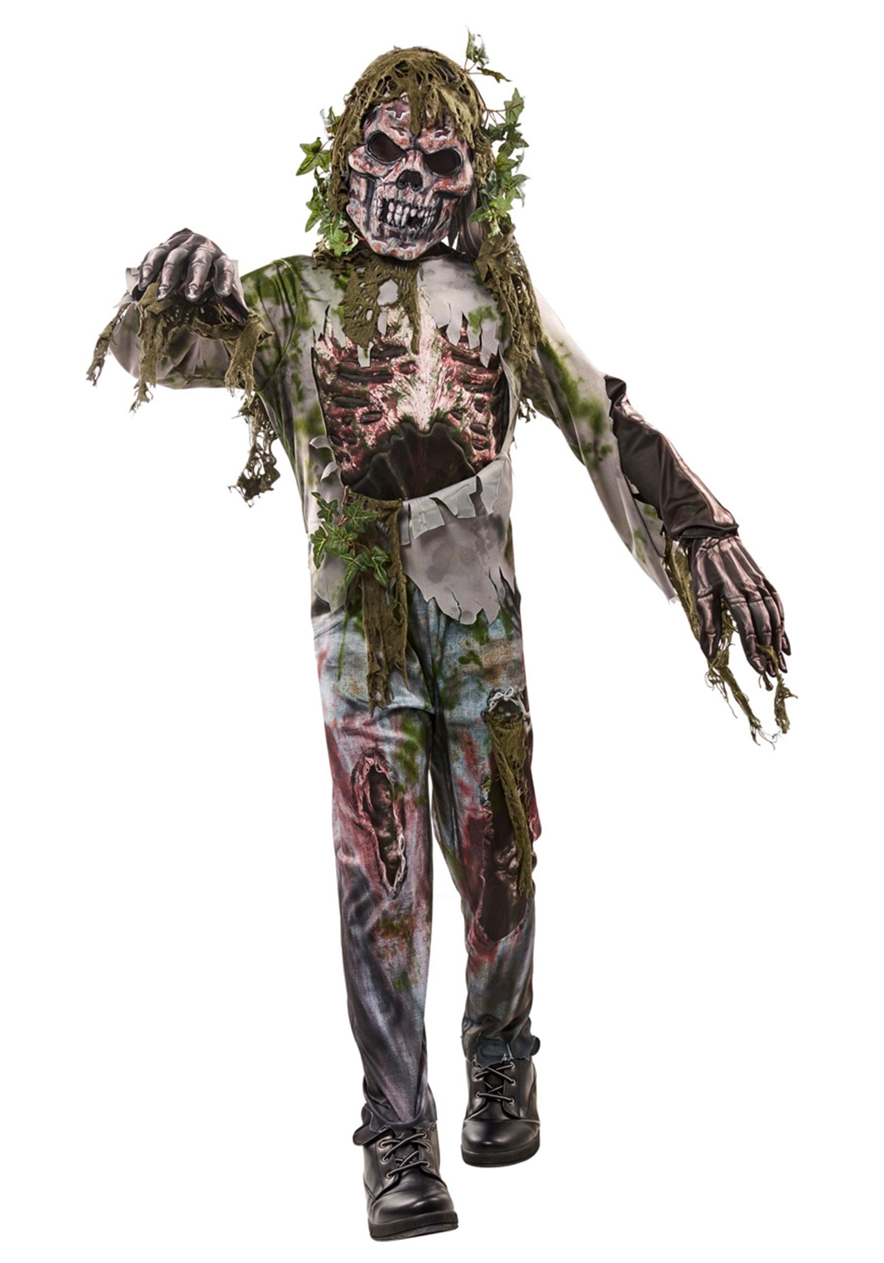 Swamp Zombie Kid's Fancy Dress Costume