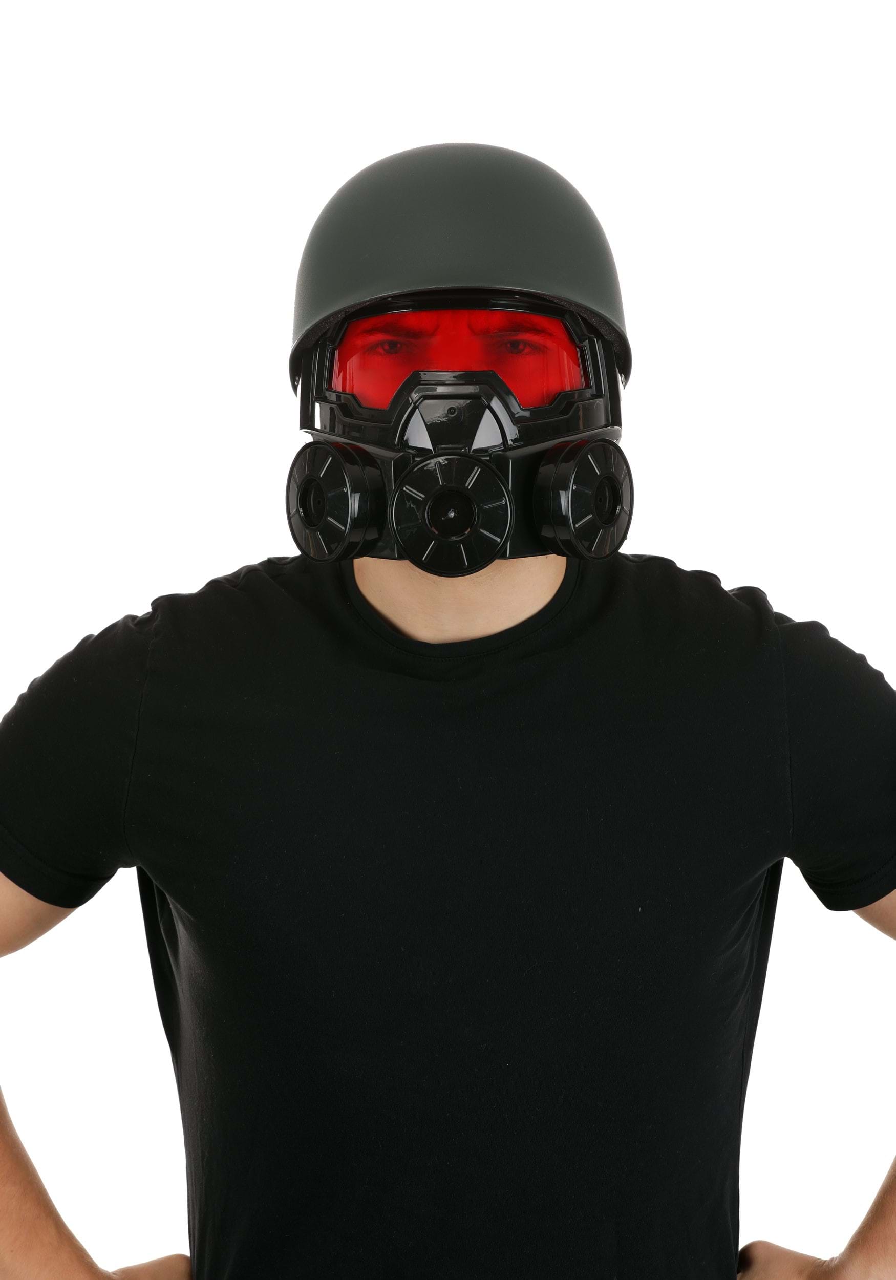 Gas Mask Fancy Dress Costume Adult Helmet