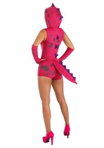 Women's Sexy Dino Costume Romper Alt 5