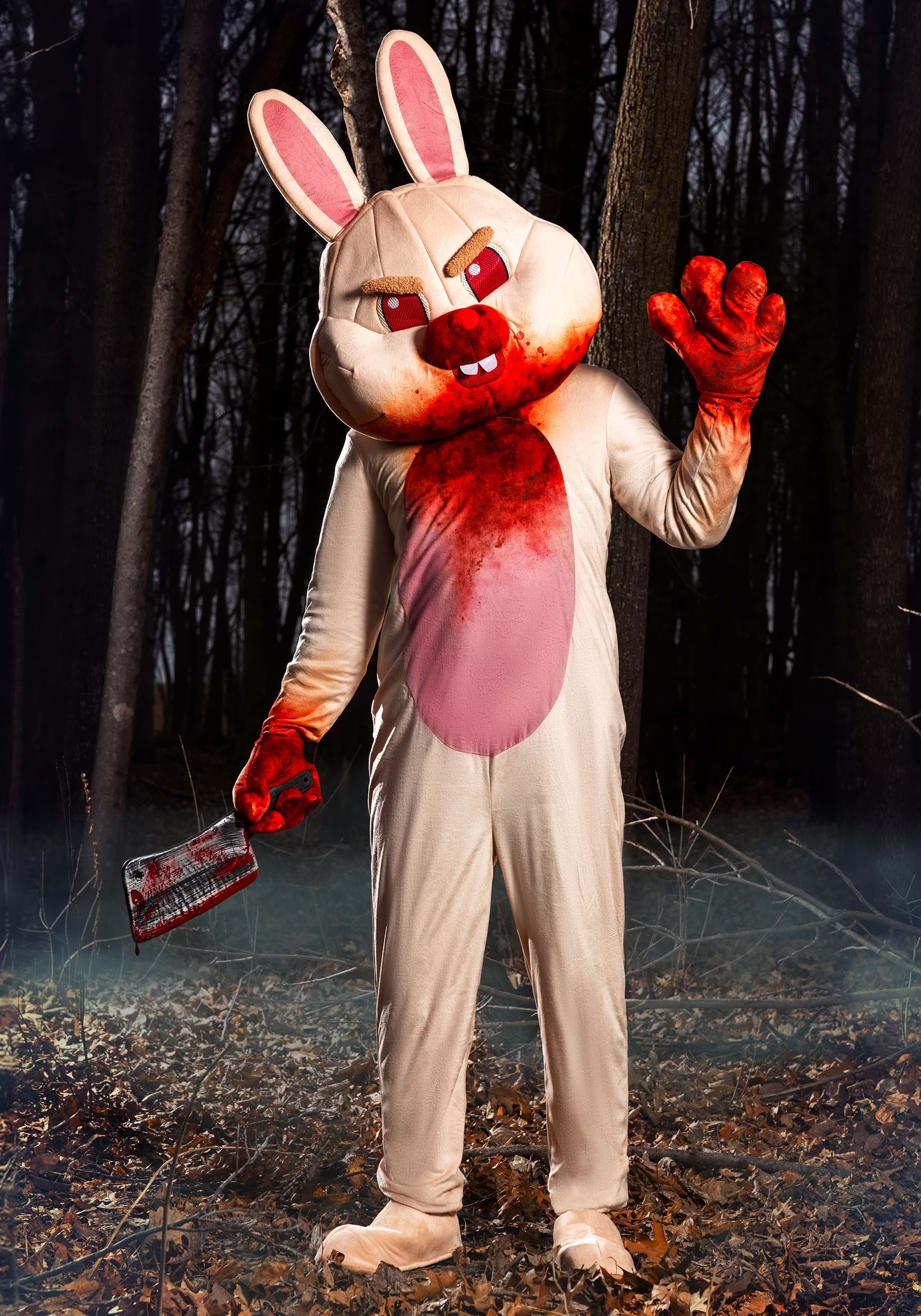 Scary Easter Bunny Adult Fancy Dress Costume , Scary Animal Fancy Dress Costumes