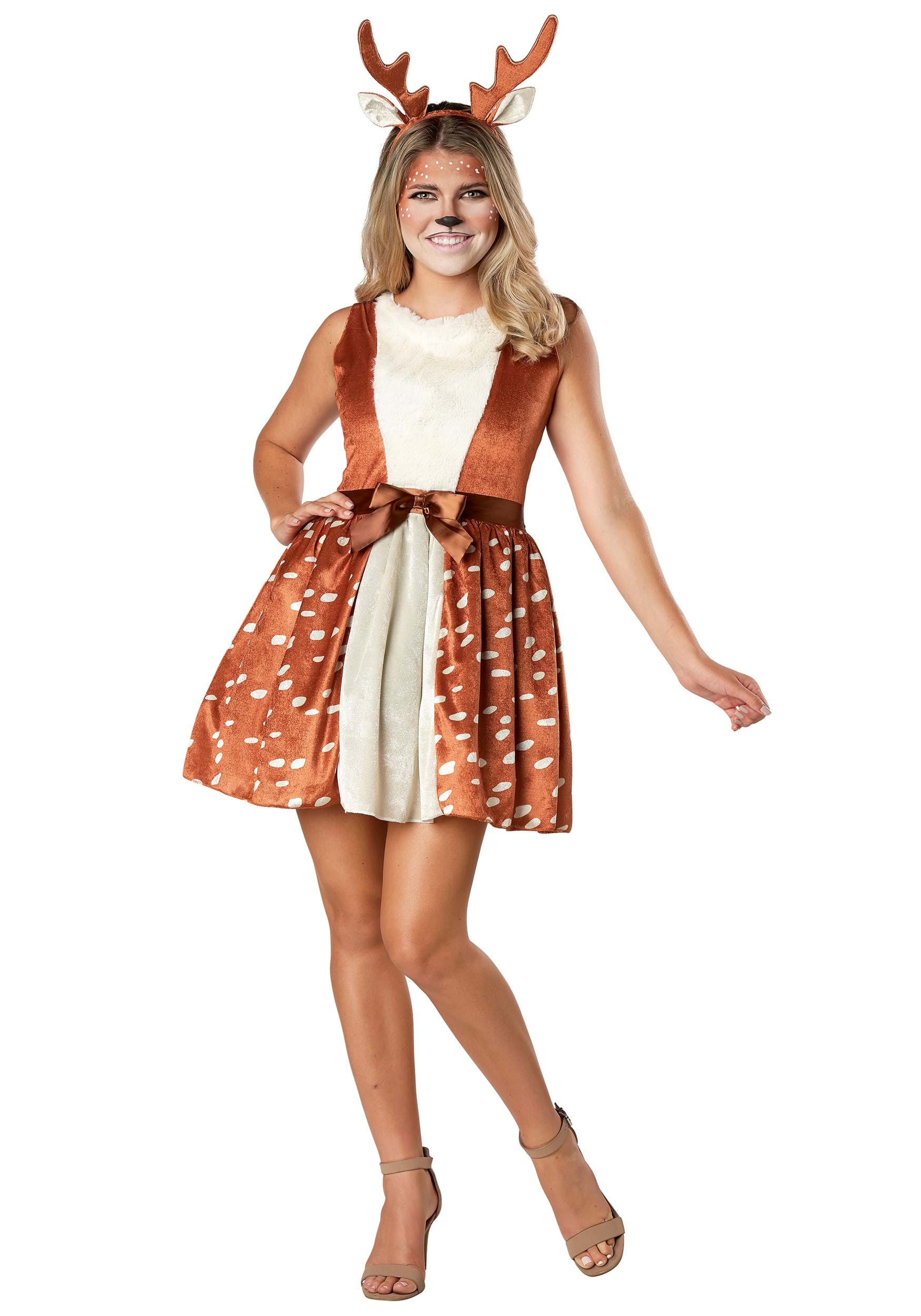 Adorable Deer Adult Fancy Dress Costume , Made By Us Fancy Dress Costumes