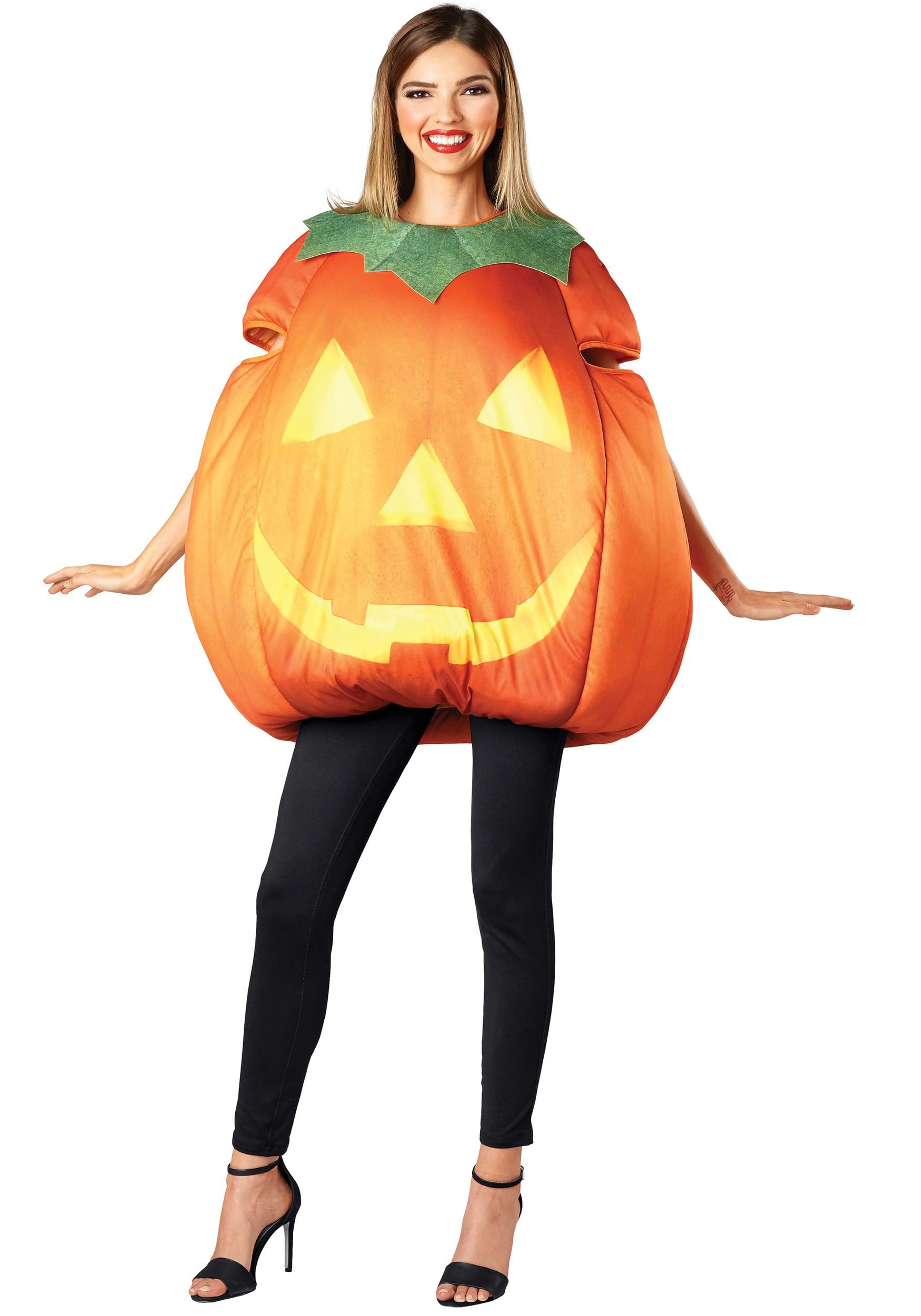 Fall Pumpkin Adult Fancy Dress Costume , Made By Us Fancy Dress Costumes