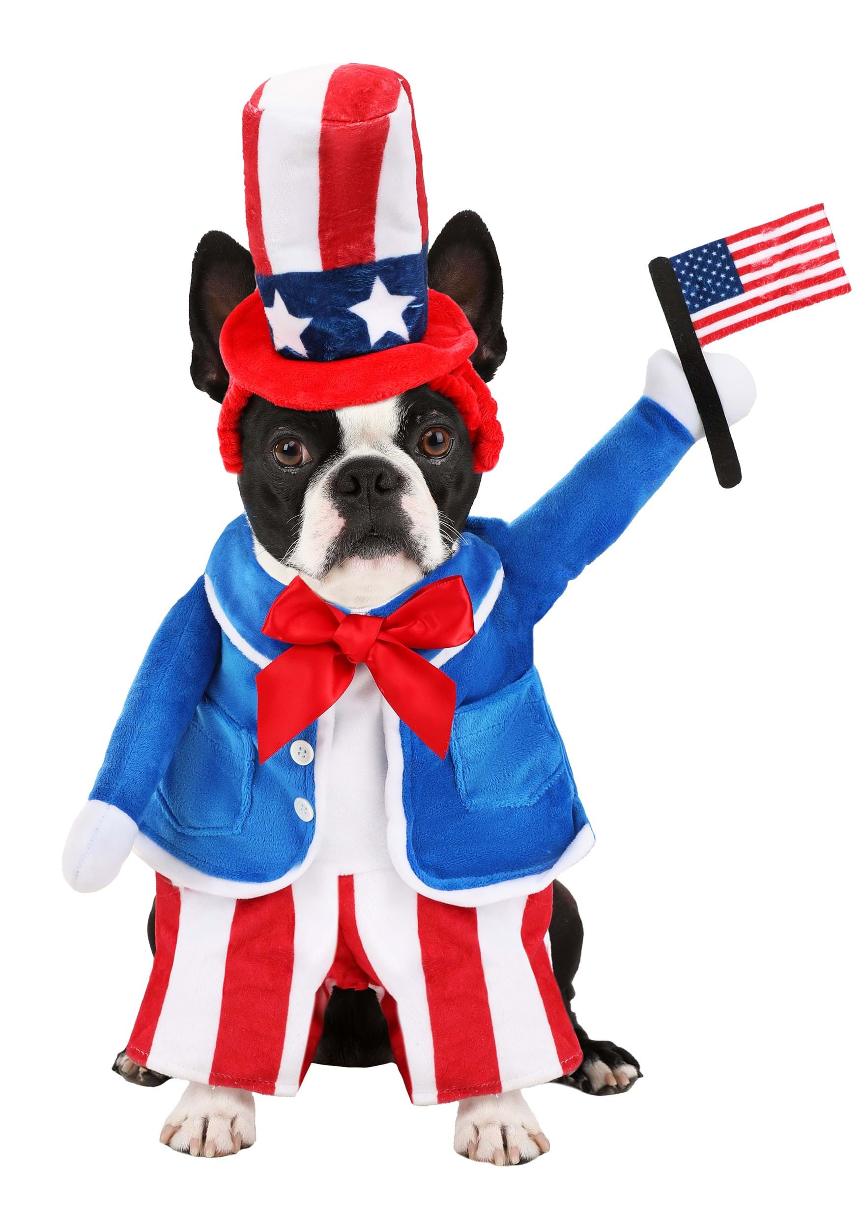 4th Of July Uncle Sam Fancy Dress Costume For Pets , 4th Of July Fancy Dress Costumes