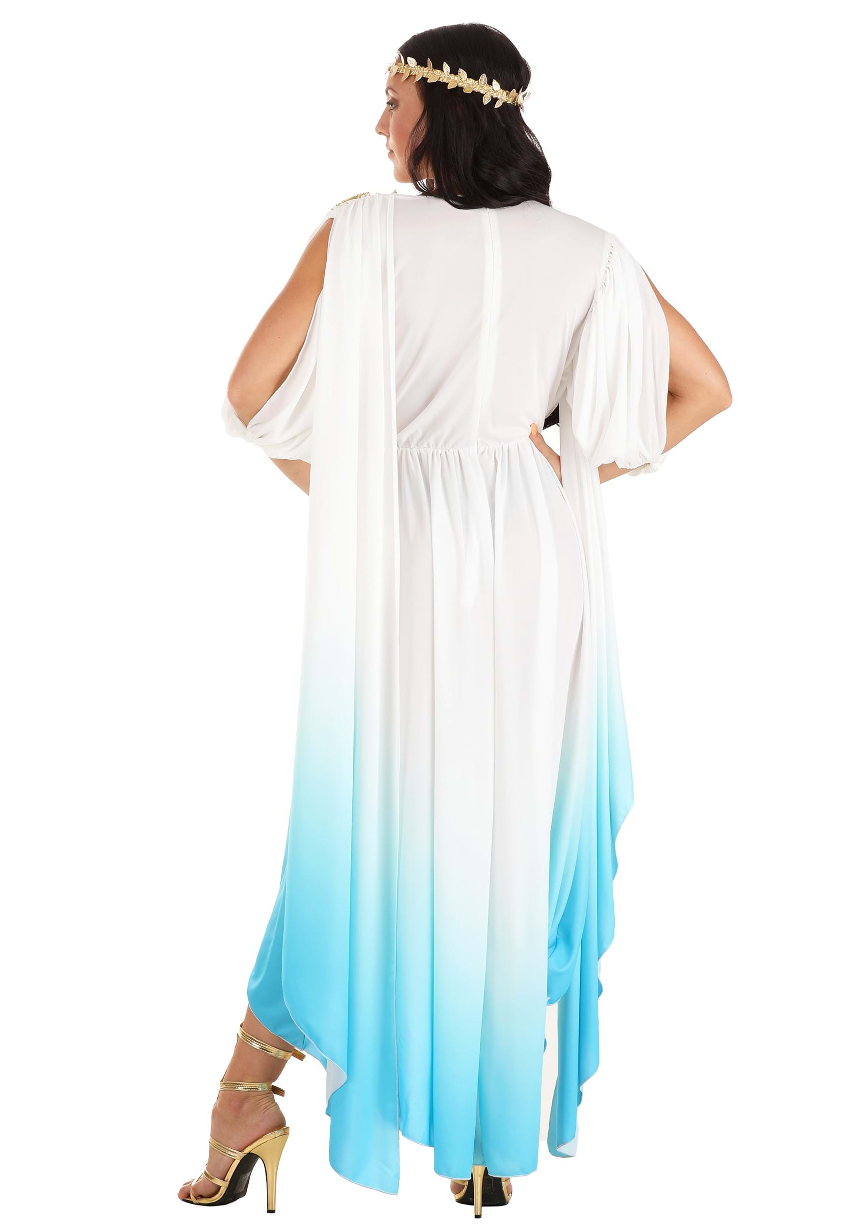 Deluxe Goddess Fancy Dress Costume For Women , Greek Goddess Fancy Dress Costumes