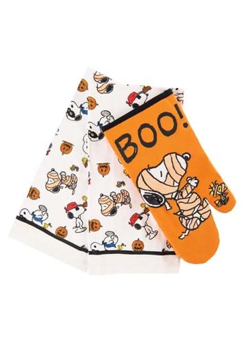 3 Piece Snoopy Halloween Mummy Textile Set