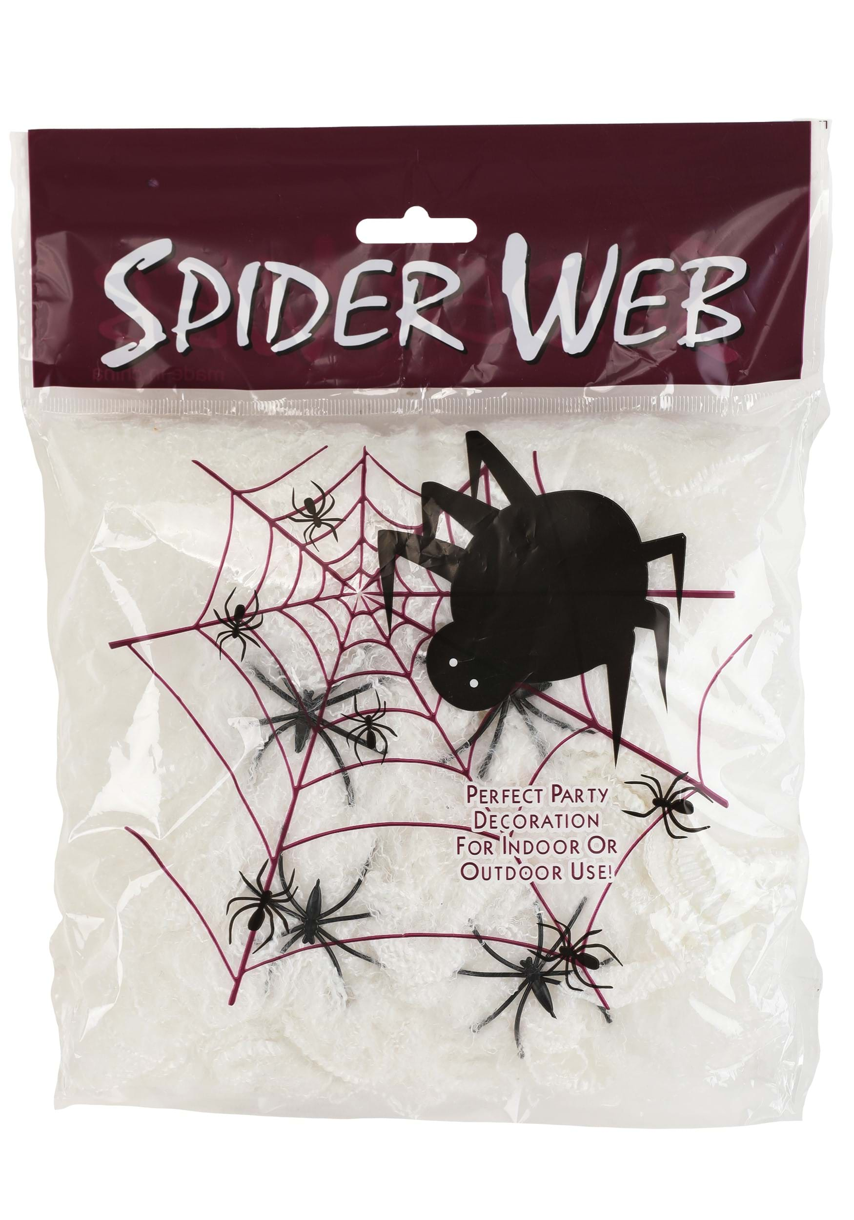 200 Square FT White Spider Web Prop , Halloween Spider Webs