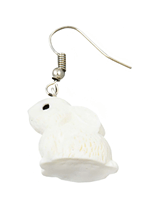 White Rabbit Earrings