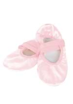 Adult Faux Satin Ballet Slipper Alt 1