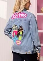 Adult Cakeworthy Barbie Totally Hair Denim Jacket Alt 2