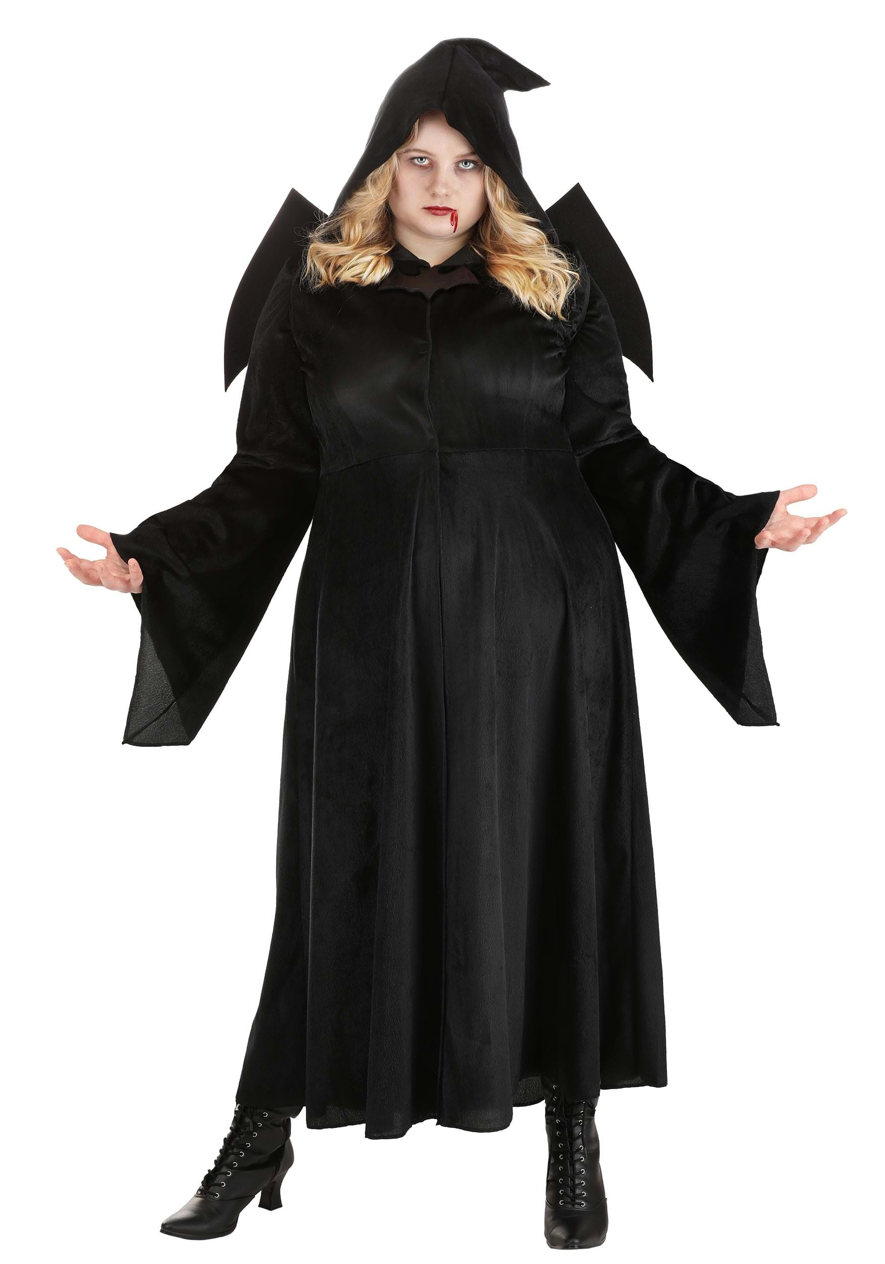 Women's Plus Size Vampire Cloak Fancy Dress Costume , Vampire Fancy Dress Costumes