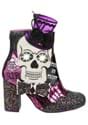 Irregular Choice Dance of the Dead Ankle Boot Heel