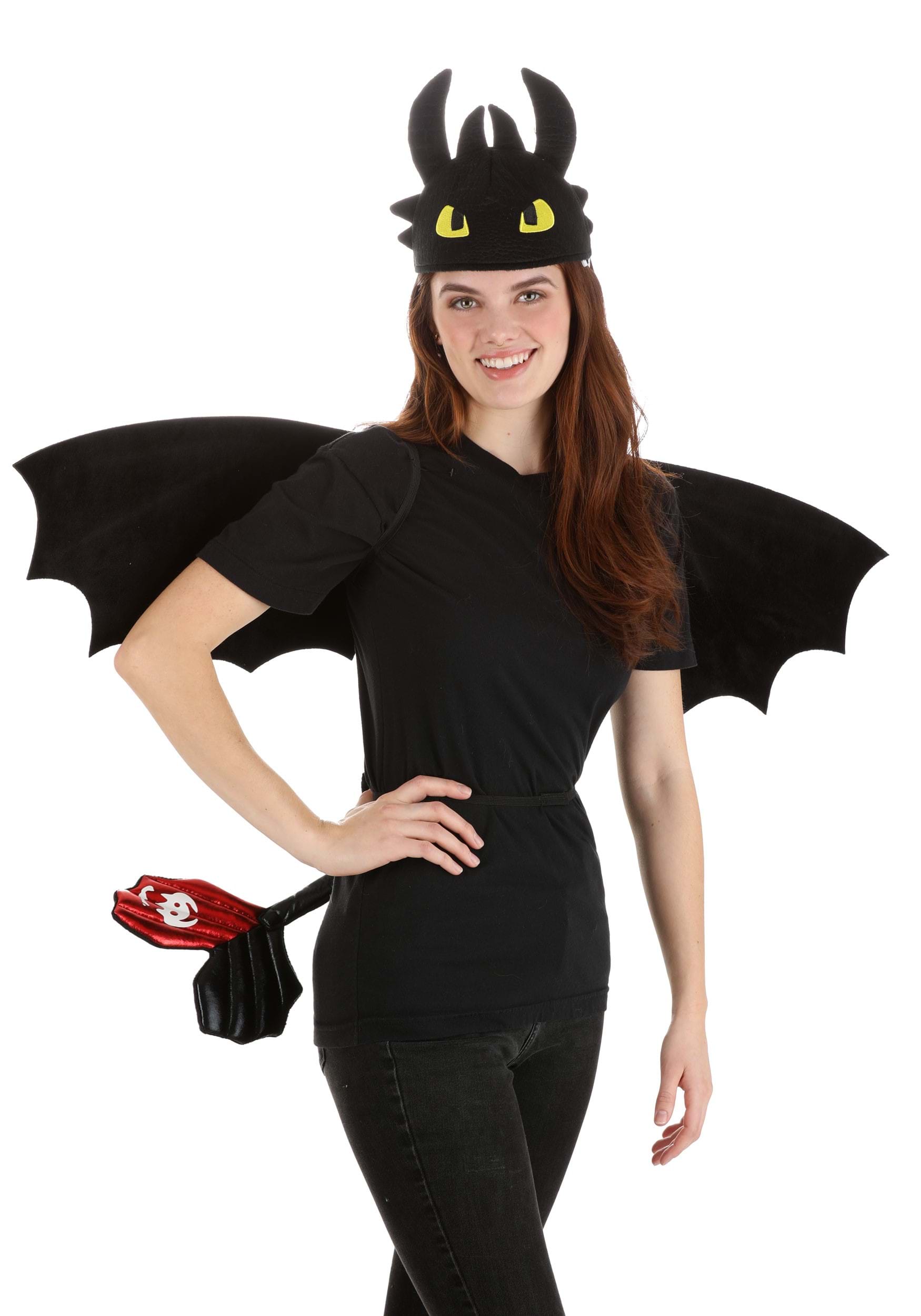 How To Train Your Dragon Toothless Fancy Dress Costume Accessory Kit