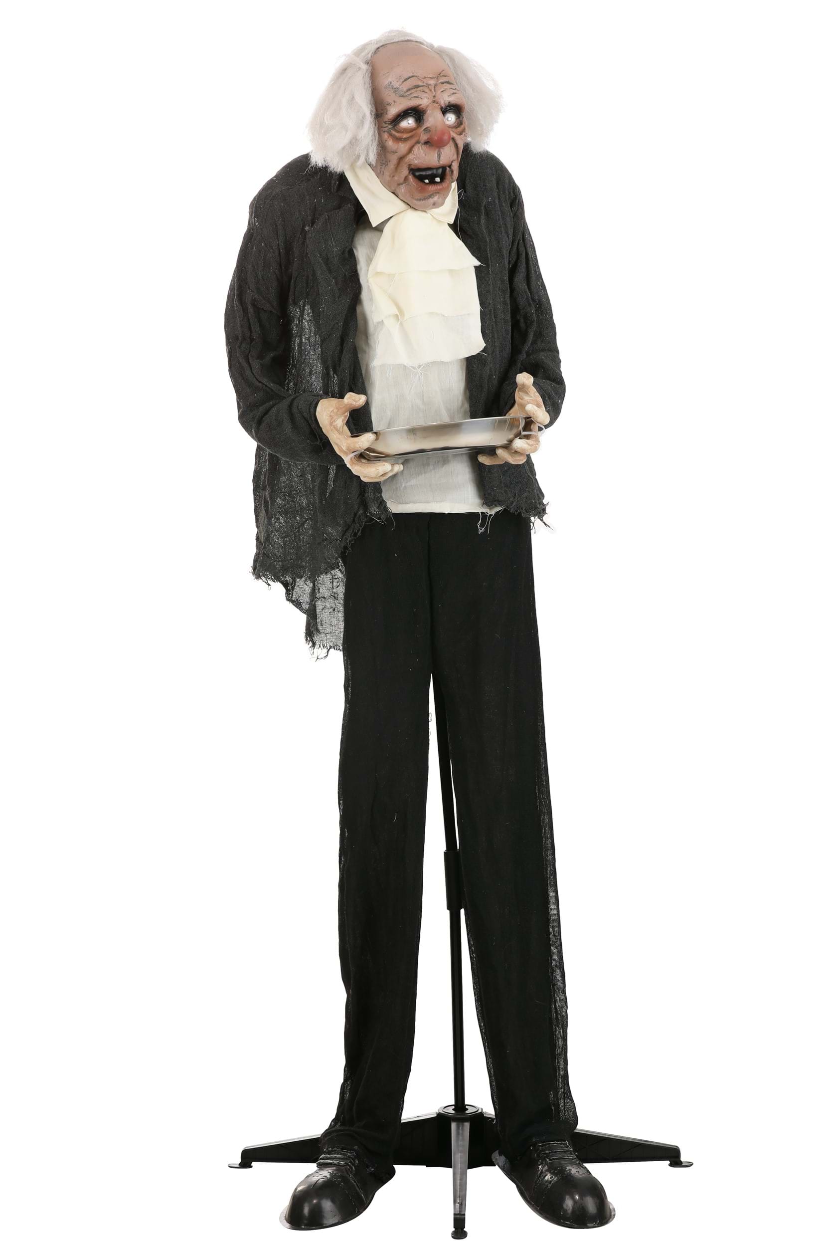 Animated Life Size Old Man Greeter Decoration