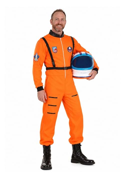 Exclusive Adult Classic Orange Astronaut Costume upd