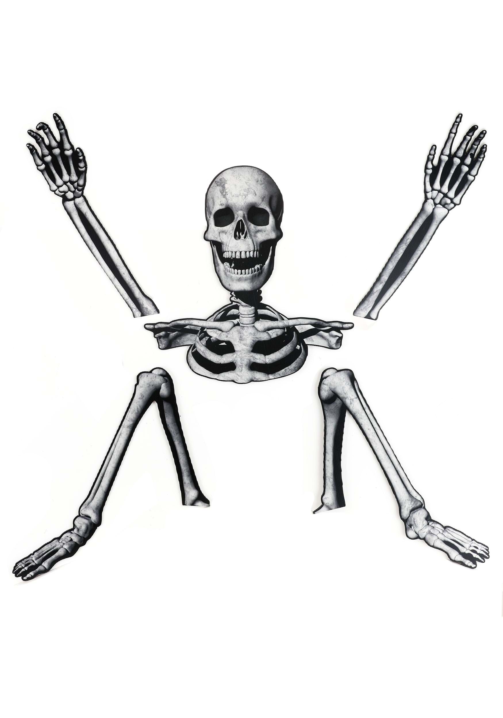 5 Piece Skeleton Ground Breaker Yard Prop Set | Skeleton Decorations