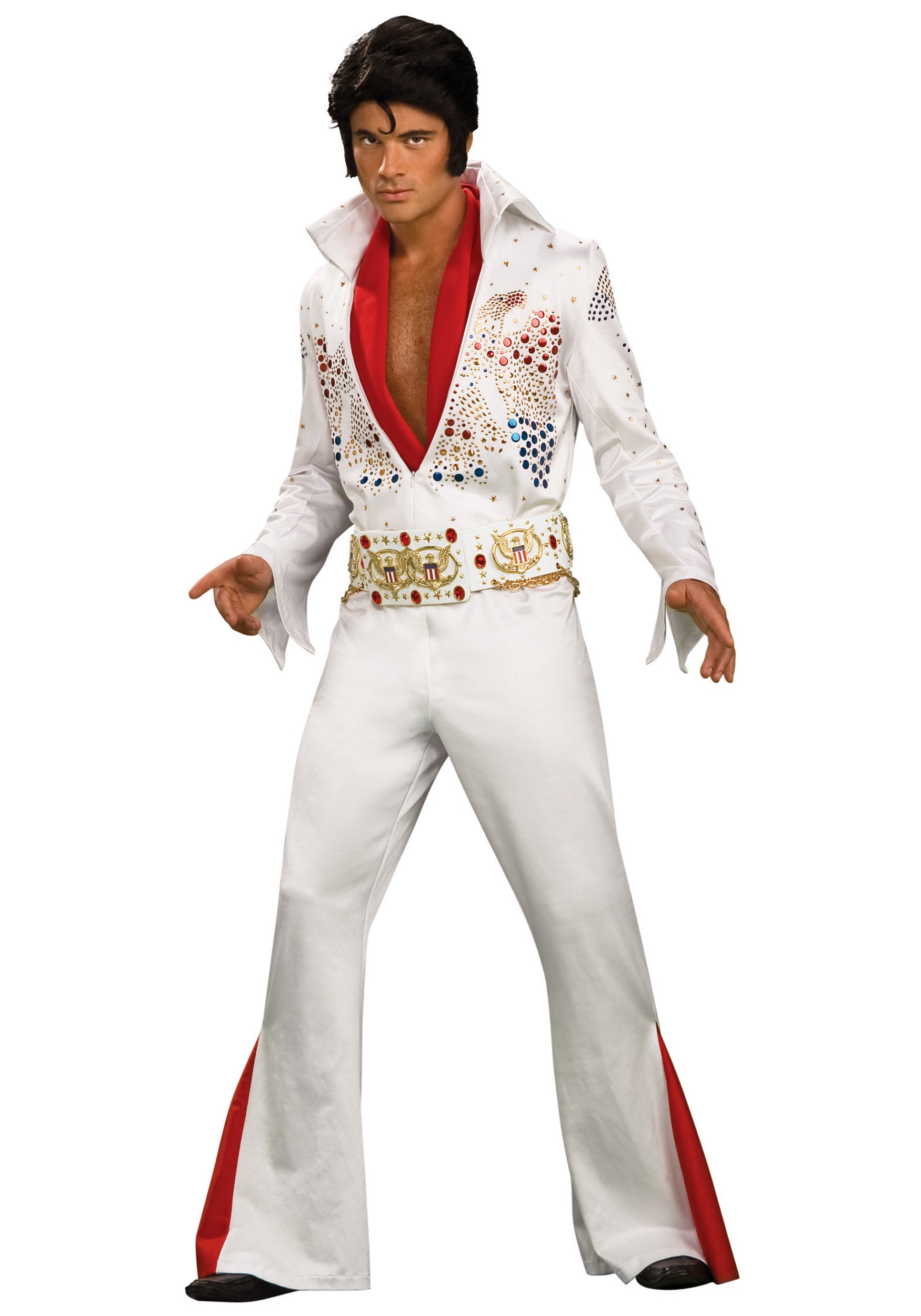 Adult Deluxe Elvis Presley Fancy Dress Costume